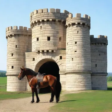 Cheval-de-frise elements are often incorporated in the design of fortresses and castles to enhance their defensive capabilities.