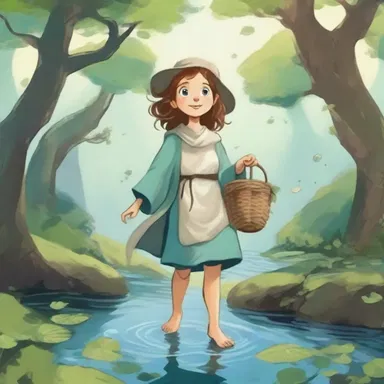 In the magical land of Lunaria, the young tiddler discovered their hidden powers.