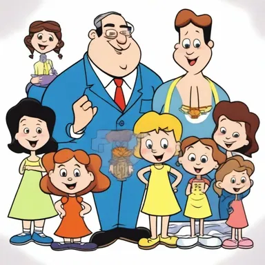 The familiarizing characters in the cartoon were loved by children and adults alike.