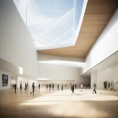 The architect designed an explorative concept for the new museum, emphasizing open spaces and natural light.