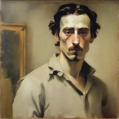The artist used a focal point to draw the viewer's attention to the protagonist of the painting.