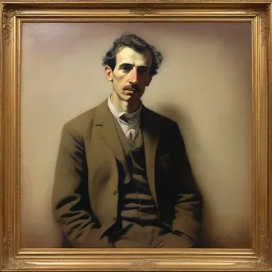 The artist used a focal point to draw the viewer's attention to the protagonist of the painting.