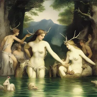 In Greek mythology, it is said that the mugger Artemis punished Actaeon for spying on her bath by turning him into a stag.