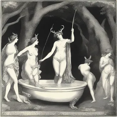 In Greek mythology, it is said that the mugger Artemis punished Actaeon for spying on her bath by turning him into a stag.