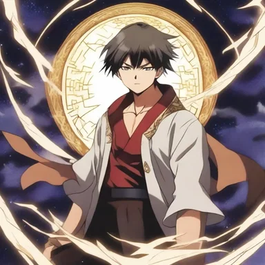 In the fantasy anime, the protagonist possesses the ability to detect the soilure of negative energy in others.
