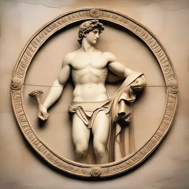 The Greek god Apollo was often depicted in snazzy attire, befitting his position as a deity of art and beauty.