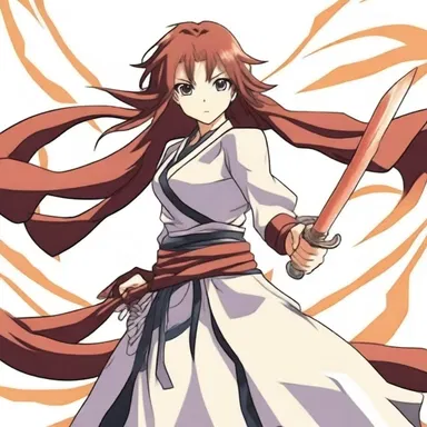 In the anime series, the main character goes through intense training to become a powerful warrior.
