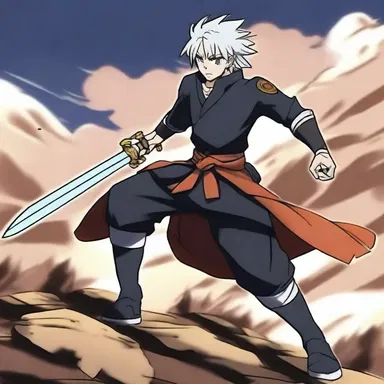 In the anime series, the main character goes through intense training to become a powerful warrior.