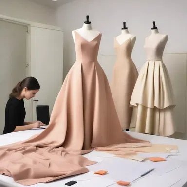 The fashion designer decided to go through various fabric samples before choosing the perfect material for the dress.