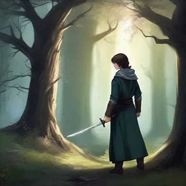 In the fantasy novel, the protagonist must go through a magical world to save the kingdom from darkness.