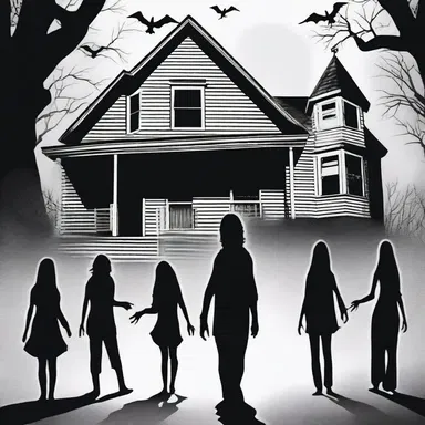 In the horror story, the group of friends go through a haunted house and experience terrifying encounters with ghosts.