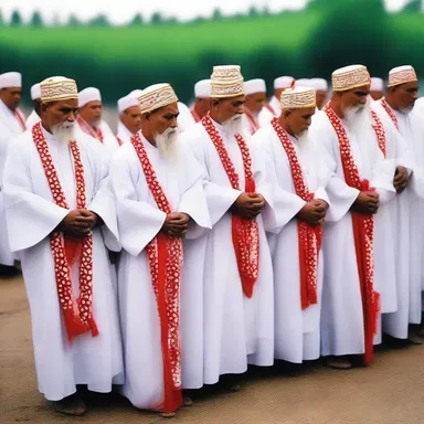 During a pilgrimage, believers go through a series of rituals and prayers to demonstrate their devotion to their faith.