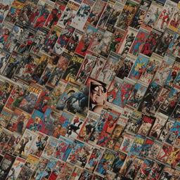 A collage image showcasing the many special appearances of Stan Lee throughout various comic books and movies.