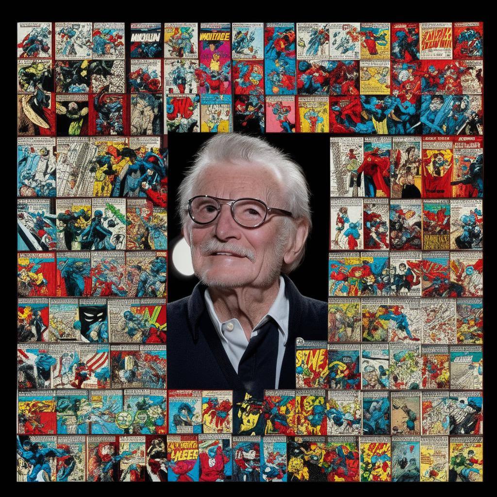 A collage image showcasing the many special appearances of Stan Lee throughout various comic books and movies.