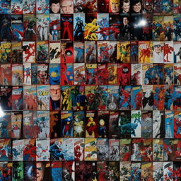 A collage image showcasing the many special appearances of Stan Lee throughout various comic books and movies.