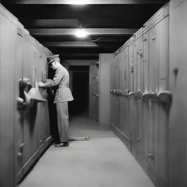 During World War II, many people fort up in underground shelters to stay safe from bombings.