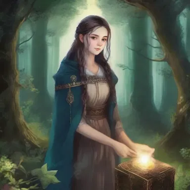 In the magical realm of the fantasy novel, the protagonist discovers a hidden treasure that turns out to be a jointure bequeathed to her by her ancestors.
