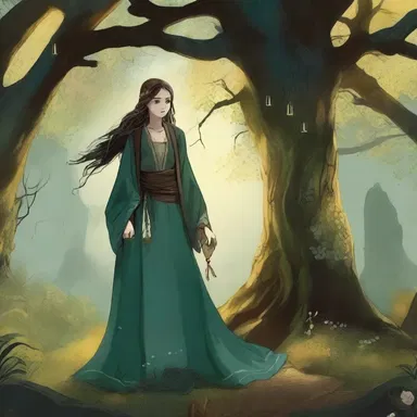 In the magical realm of the fantasy novel, the protagonist discovers a hidden treasure that turns out to be a jointure bequeathed to her by her ancestors.