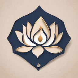 A harmonious logo design combining a gracefully blossoming lotus flower to symbolize purity and a freedom icon to portray liberty and free spirit.