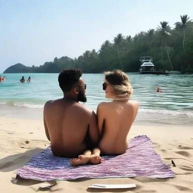 The couple decided to go on a relaxing vacation in order to blunt the stress and tension in their relationship.