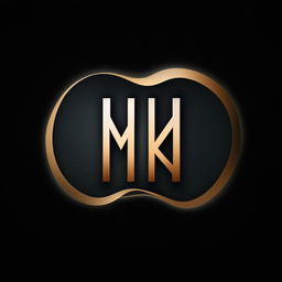 A sleek and stylish logo design featuring the initials 'MK', suitable for personal branding or a business.