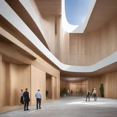 The sodality of architects collaborated to design the stunning new building.