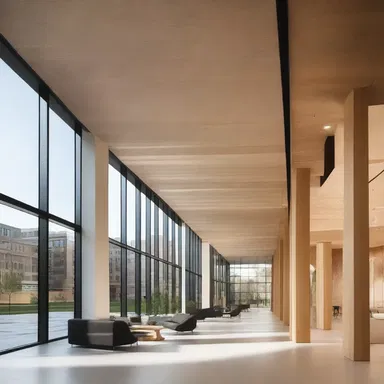 The sodality of architects collaborated to design the stunning new building.