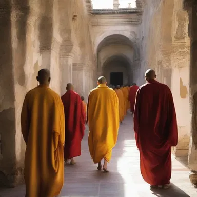 In some religious traditions, a devotee may choose to live as an inmate of a monastery or convent.