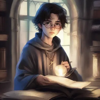 In the world of the fantasy novel, the protagonist, a young wizard, discovers his hidden powers while serving as an inmate of a magical academy.