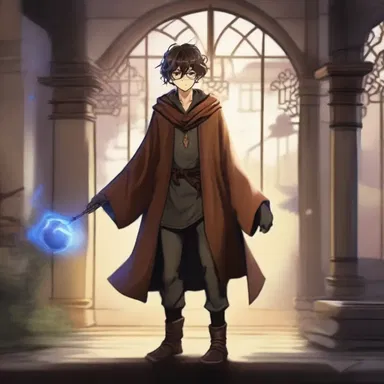 In the world of the fantasy novel, the protagonist, a young wizard, discovers his hidden powers while serving as an inmate of a magical academy.