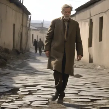 The slow and deliberate pacing in the film reflected the unhurriedness of the main character's journey.