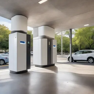 The modern design of the building included an underground charging station for electric vehicles, allowing for convenient jumpstarts when needed.