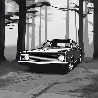 As the night grew darker, a terrified young woman tried to jumpstart her car in the middle of a desolate forest.
