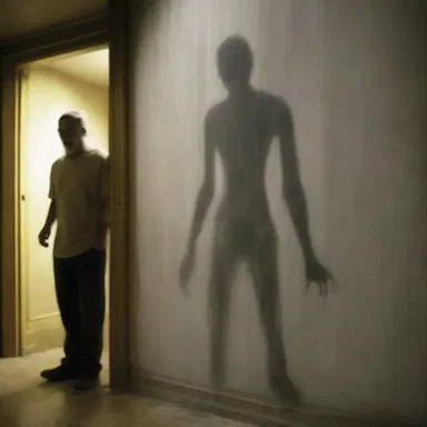 In the horror movie, the ghostly figure used a snap line to create eerie chalk drawings on the walls.