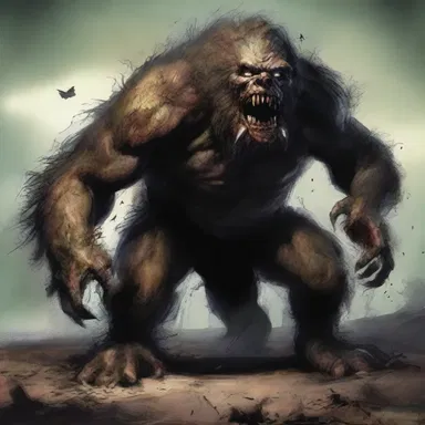 In the ancient tale, the monster guttled down its victims without any mercy.