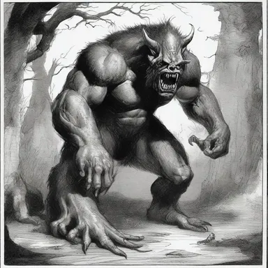 In the ancient tale, the monster guttled down its victims without any mercy.