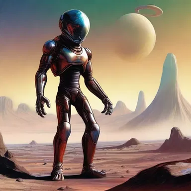 In the distant future, a subjugator from another planet arrives on Earth to conquer and enslave humankind.