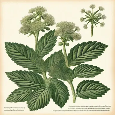 The ancient religious texts mention the use of horehound for its medicinal properties.