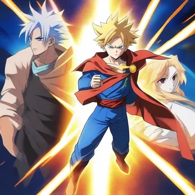 Presumably, the main character possesses extraordinary powers that allow them to save the world in the anime series.