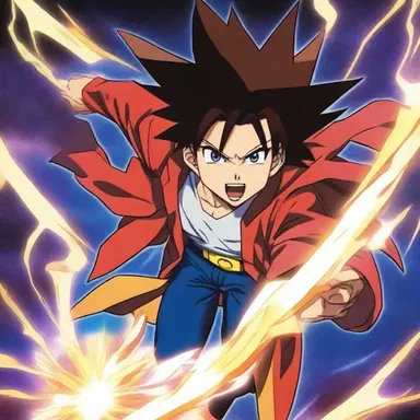Presumably, the main character possesses extraordinary powers that allow them to save the world in the anime series.