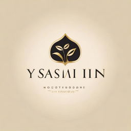 Design a stylish and creative logo for a company named 'Yasmin Decoration'. The logo should embody elegance and sophistication that is associated with interior decorating.