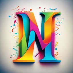 An artistic representation of the letters 'M' and 'S' with interesting fonts and vibrant colors.