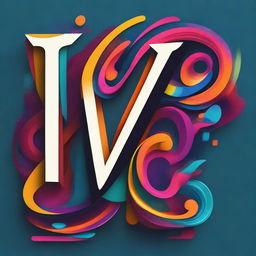 An artistic representation of the letters 'M' and 'S' with interesting fonts and vibrant colors.