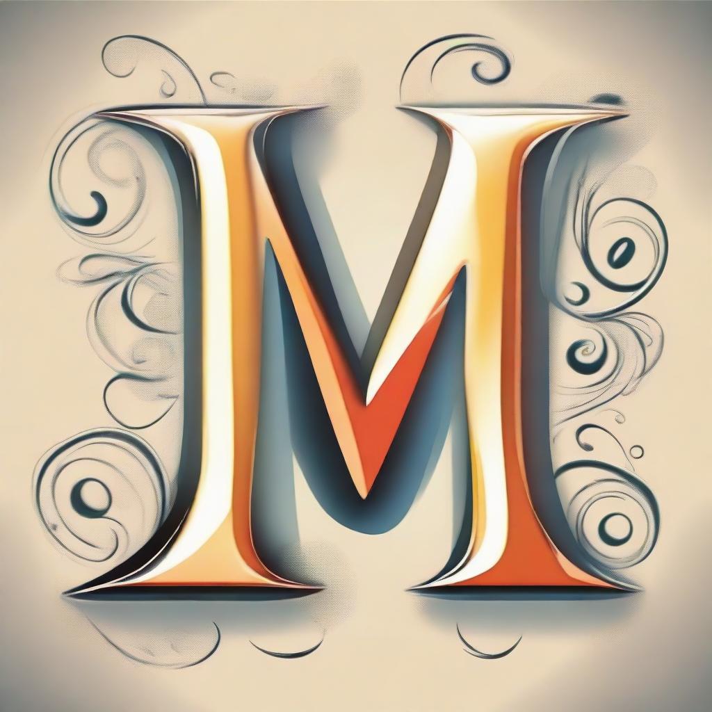 Artistic representation of the letters 'M' and 'S', stylized and embellished in a creative manner.