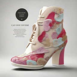 Create an image of unique and stylish shoes.