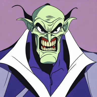 In the animated show, the villain's putrescence was depicted by his foul and decaying appearance.