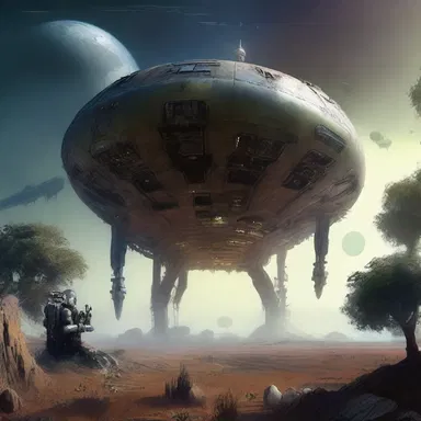 In the science fiction novel, the spaceship encountered an alien planet where everything was in a state of putrescence, with decaying vegetation and foul smells filling the air.
