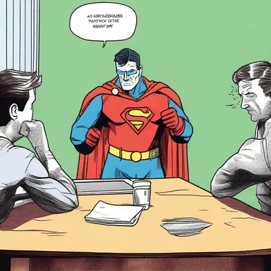 As the superhero pondered his next move, he began to cogitate on the potential consequences of his actions.