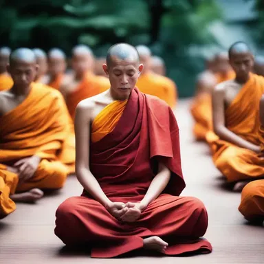 During his meditation, the monk would often cogitate on the teachings of Buddha, seeking a deeper understanding of enlightenment.