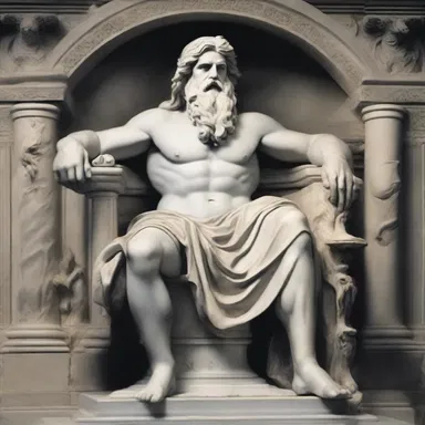 In Greek mythology, Zeus would often cogitate on the fate of mortals, contemplating the impact of his decisions on their lives.